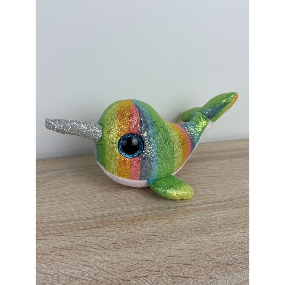 TY Beanie Boos NORI the Narwhal Magical Creature Plush Stuffed Toy (Retired)